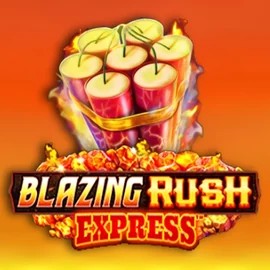 Blazing Rush Express logo by AreaVegas at Spinstein Casino
