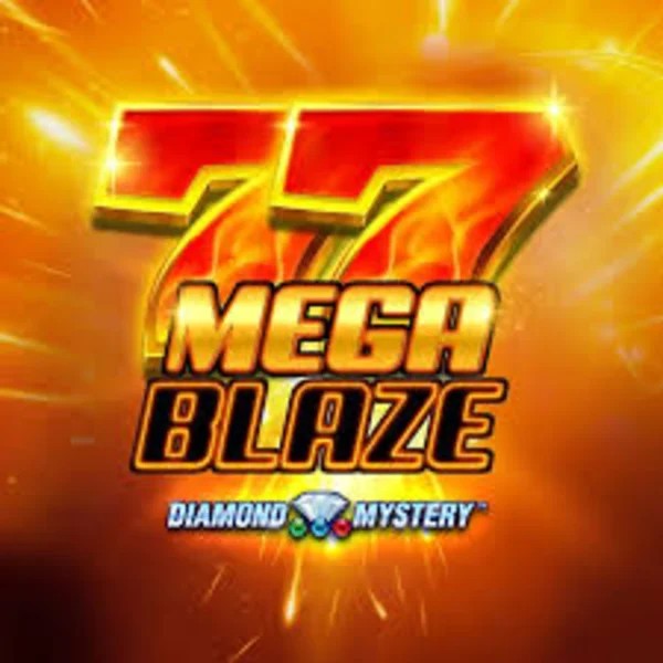 Diamond Mystery Mega Blaze logo – Slots by Greentube at Spinstein Casino