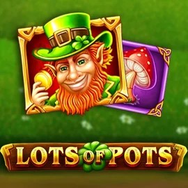 Lots of Pots slot logo by SYNOT Games at Spinstein Casino