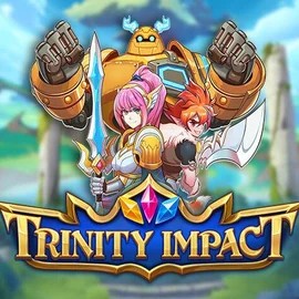 Trinity Impact slot visual from Play'n GO available on spinsteinscasino.com